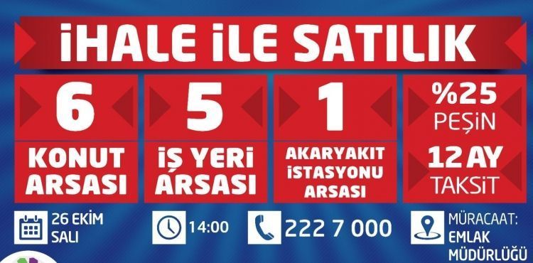 KOCASİNAN’DAN YÜZDE 25 PEŞİN, 12 AY TAKSİTLİ YATIRIM FIRSATI