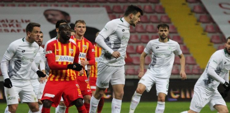 Konyaspor ile Kayserispor 29. randevuda