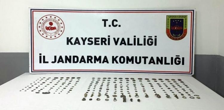 Kayseri'de tarihi eser operasyonu