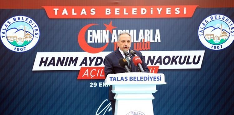 TALAS'TAN CUMHURİYET’E 3 OKUL ARMAĞAN