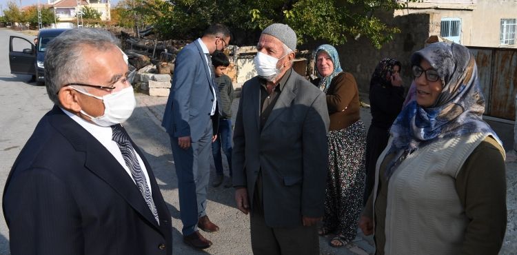 BAŞKAN BÜYÜKKILIÇ, MAHALLE MAHALLE VATANDAŞLA KUCAKLAŞIYOR