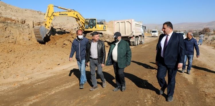 BAŞKAN YALÇIN KEPEZ YENİ YOLU İNCELEDİ
