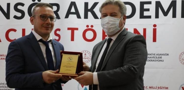 BAŞKAN PALANCIOĞLU, “ASANSÖR AKADEMİSİ” AÇILIŞINA KATILDI