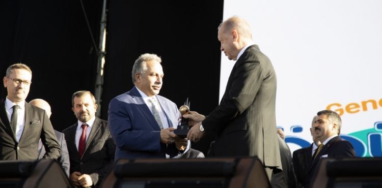 ‘GENÇ TALAS’A CUMHURBAŞKANI ERDOĞAN’DAN ÖDÜL