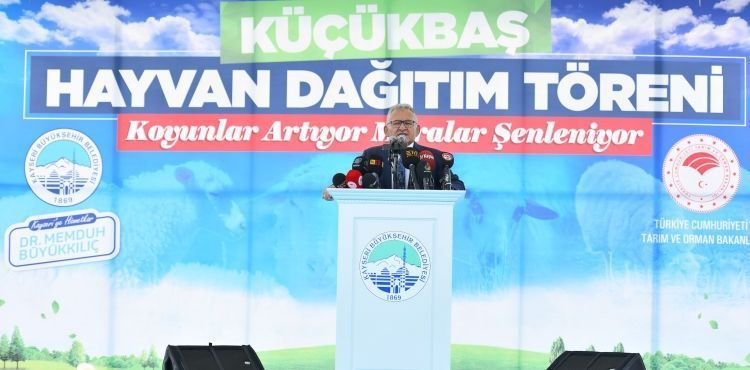 BÜYÜKKILIÇ’IN PROJESİ İLE KOYUNLAR ARTTI, MERALAR ŞENLENDİ