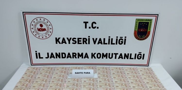 Kayseri'de Sahte Para Operasyonu: 1 Gözaltı