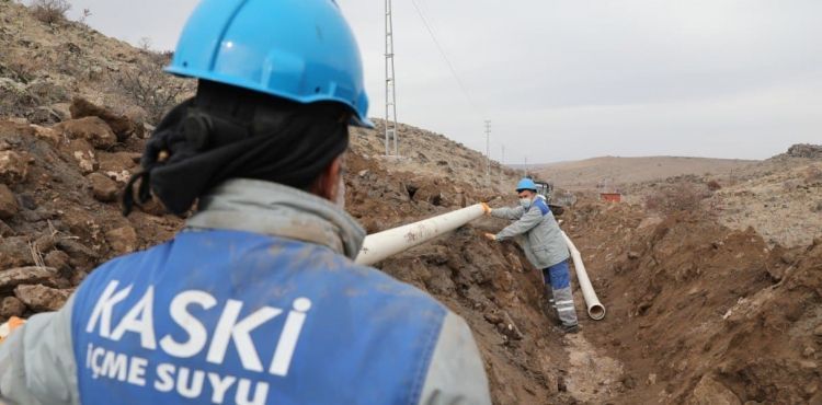 KASKİ’DEN İNCESU’DA 4 MAHALLEYE KALICI ÇÖZÜM