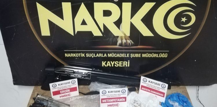 Kayseri'de Uyuşturucu Operasyonu: 3 Gözaltı