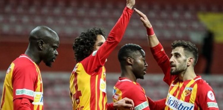 Kayserispor, 68 Aksaray Belediyespor ile eleti