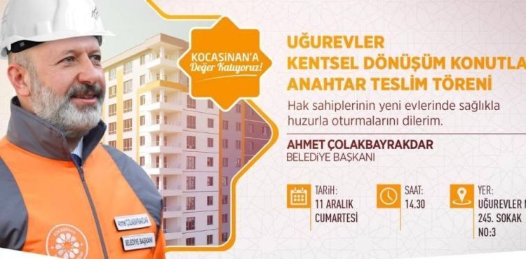 KOCASİNAN BELEDİYESİ’NİN DÖNÜŞÜM PROJELERİ MUTLULUĞA DÖNÜŞÜYOR