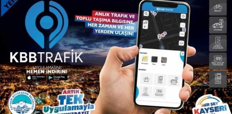 KAYSERİ BÜYÜKŞEHİR, ULAŞIMI CEBE SIĞDIRDI