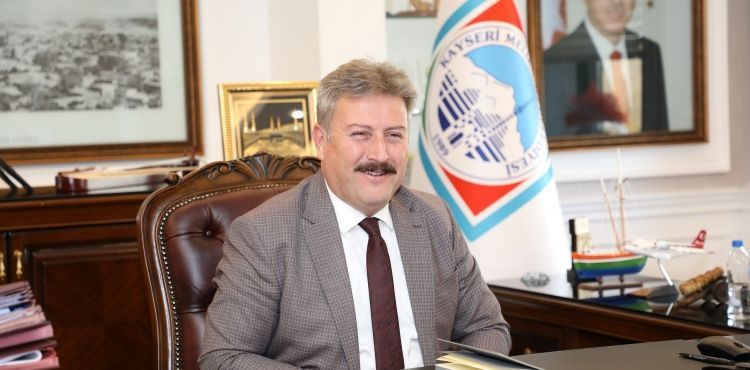 BAŞKAN PALANCIOĞLU, ERÜ REKTÖRÜ MUSTAFA ÇALIŞ’I TEBRİK ETTİ