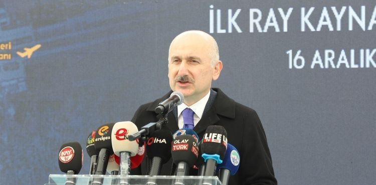 KAYSERİ ANAFARTALAR-ŞEHİR HASTANESİ-MOBİLYAKENT TRAMVAY HATTI İLK RAY KAYNAK TÖRENİ YAPILDI