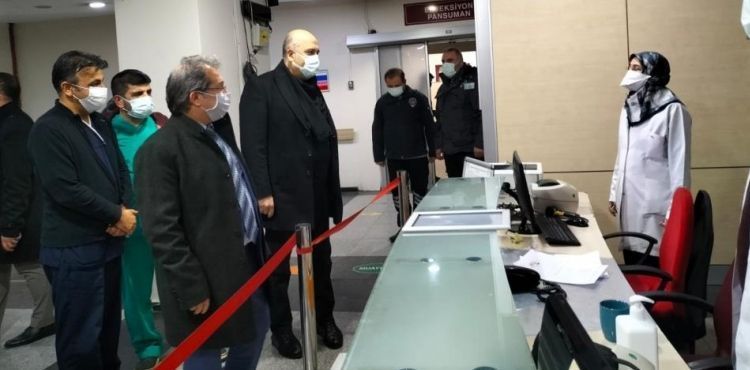 Benli'den sağlık çalışanlarına yılbaşı ziyareti