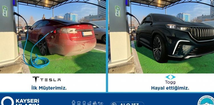 KAYSERİ ULAŞIM A.Ş.’DEN ELEKTRİKLİ ARAÇLAR İÇİN OTOPARKLARA ŞARJ ÜNİTESİ