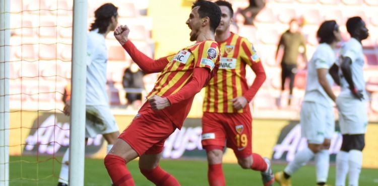 Kayserispor ikinci devreye galibiyetle balad