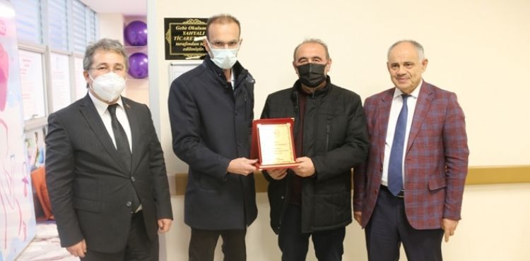 BAŞKAN ÖZTÜRK HASTANE YENİ BİRİMLERİNİN AÇILIŞINI YAPTI
