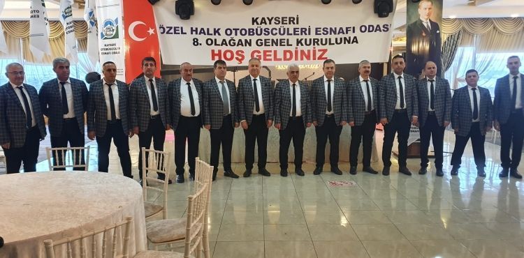 Kayseri Otobüsçüler Esnaf Odası’nda farklı seçim