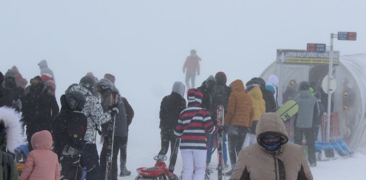 Erciyes’te sömestr yoğunluğu