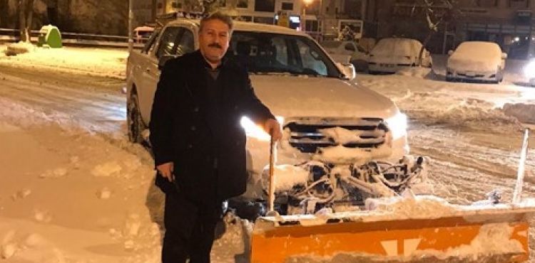 MELİKGAZİ’DEN KAR MESAİSİNE TAM GAZ DEVAM