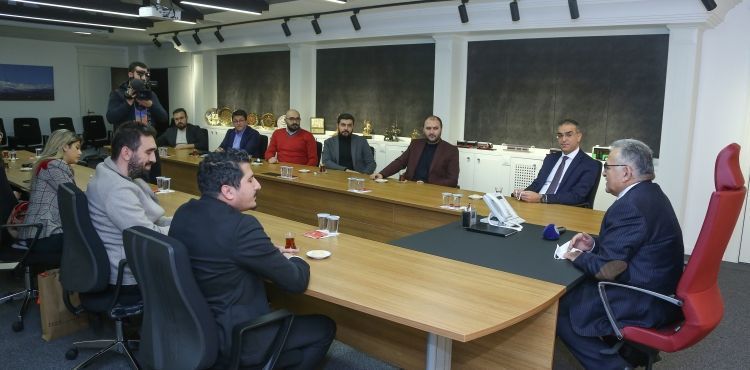 MİMARLAR ODASI YÖNETİMİNDEN BAŞKAN BÜYÜKKILIÇ’A ZİYARET