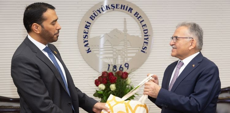 BİRLEŞİK ARAP EMİRLİKLERİ ANKARA BÜYÜKELÇİSİ’NDEN BAŞKAN BÜYÜKKILIÇ’A ZİYARET