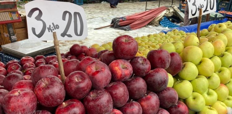 Souk havalar pazar tezgahlarn vurdu