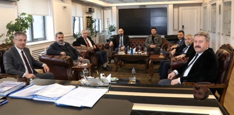 AK PARTİ KAYSERİ İL YÖNETİMİNDEN BAŞKAN PALANCIOĞLU'NA ZİYARET