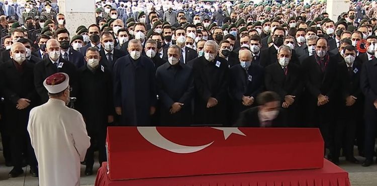 Cumhurbaşkanı Erdoğan şehit Hayrettin Eren'in cenaze törenine katıldı