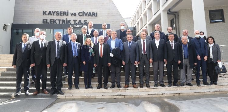 BAŞKAN BÜYÜKKILIÇ VE MECLİS ÜYELERİNE KCETAŞ’TA BRİFİNG