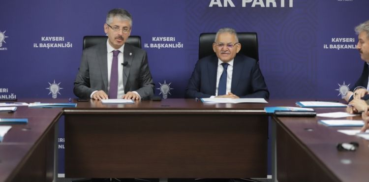 BÜYÜKKILIÇ, BAŞKANLARLA İSTİŞARE TOPLANTISINA KATILDI