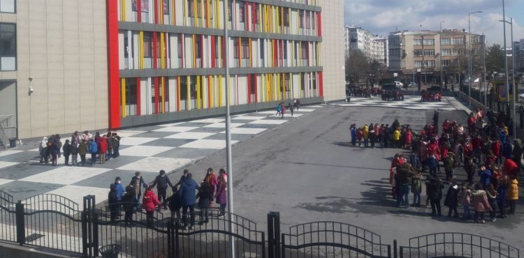 Kayseri’de tüm okullarda deprem tatbikatı yapıldı