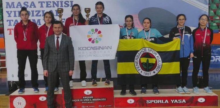 KOCASİNAN MASA TENİSİ TAKIM SPORCULARI’NDAN MADALYALARA AMBARGO