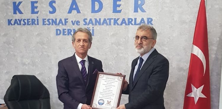 Milletvekili Yıldız'dan KESADAR'a hayırlı olsun ziyareti