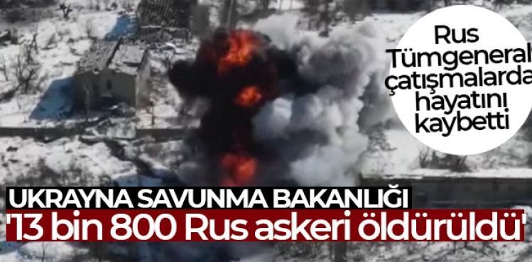 Ukrayna Savunma Bakanl: '13 bin 800 Rus askeri ldrld'