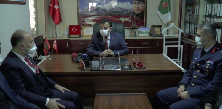 Kayseri protokolünden Sehit ve Gazi Derneği’ne ziyaret