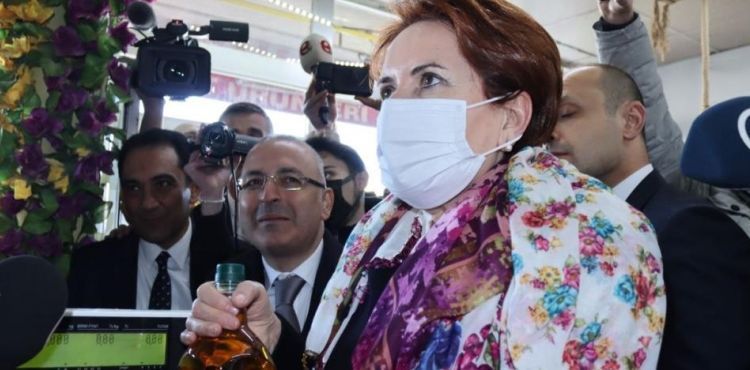Meral Akşener ilçelerde esnafları ziyaret etti