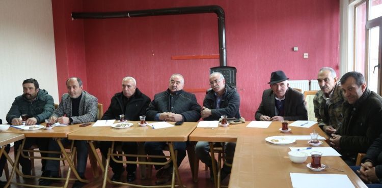 MELİKGAZİ’DE KIRSAL KESİM MAHALLE MUHTARLARI İLE TOPLANTI YAPILDI