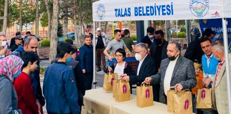 TALAS’TA “BİZ PİŞİRELİM SİZ ULAŞTIRIN”