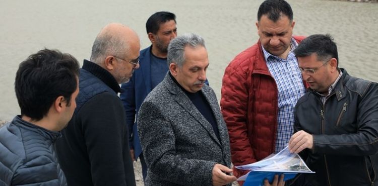 ZİNCİDERE GÖLETİ’NDE ÇALIŞMALAR HIZLANDI