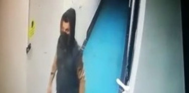 Kalorifer peteği çalan hırsız kameralara yakalandı