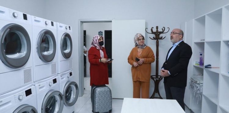 KAYÜ REKTÖRÜNDEN BAŞKAN BÜYÜKKILIÇ’A “ÇAMAŞIR YIKAMA MERKEZİ” TEŞEKKÜRÜ