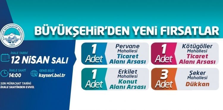 BÜYÜKŞEHİR’DEN İHALELER