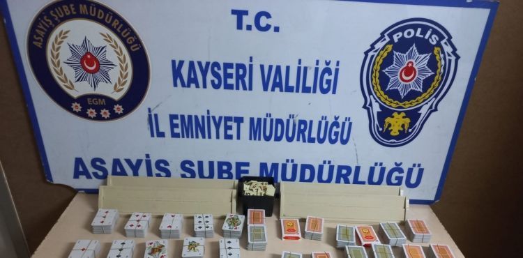 Kayseri’de batakhanelere kumar baskını