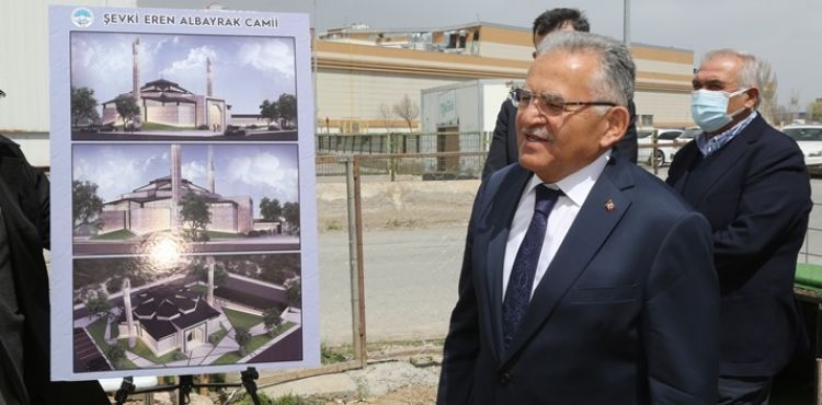 BÜYÜKŞEHİR İLE HAYIRSEVER İŞBİRLİĞİNDE YAPILACAK CAMİNİN TEMELİ ATILDI
