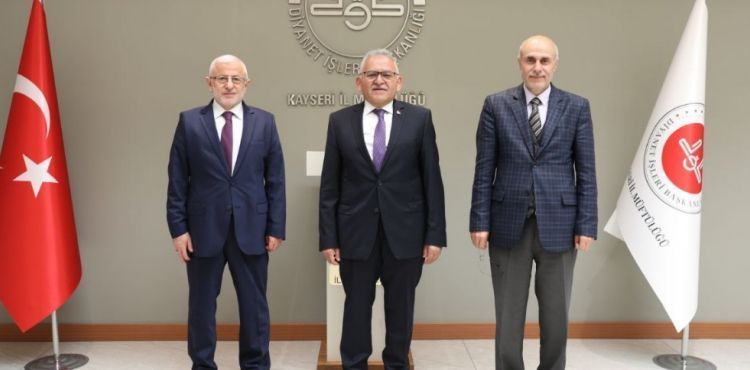 BAŞKAN BÜYÜKKILIÇ’TAN İL MÜFTÜSÜ AKKUŞ’A ZİYARET