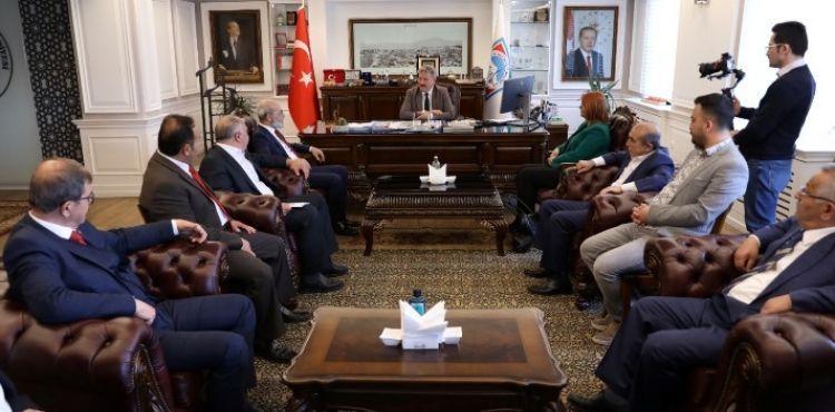 BAŞKAN PALANCIOĞLU, KAYSERİ YOZGATLILAR FEDERASYONUNU AĞIRLADI
