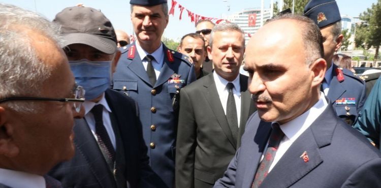 BAŞKAN BÜYÜKKILIÇ, VALİ GÜNAYDIN’I UĞURLADI