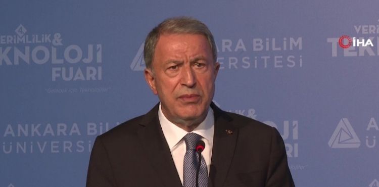Milli Savunma Bakanı Akar, 4. Verimlilik ve Teknoloji Fuarı resepsiyonuna katıldı