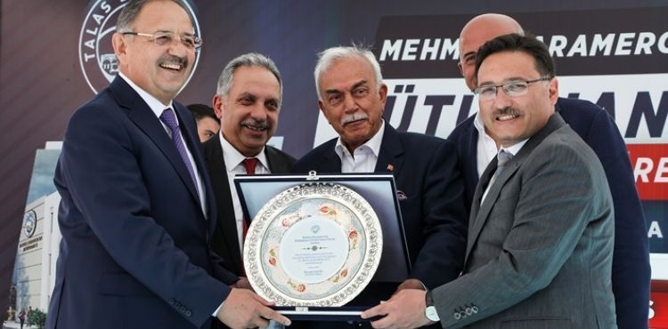 TALAS’TA MEHMET KARAMERCAN KÜTÜPHANESİ’NİN TEMELİ ATILDI